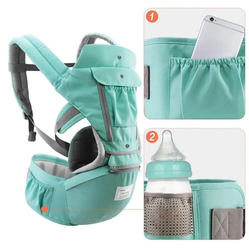 Baby Carrier Soft Sling All Carry with Hip Seat 360 Positions Award-Winning Ergonomic Child and Newborn Seats
Baby Carrier Soft Sling All Carry with Hip Seat 360 Positions Award-Winning Ergonomic Child and Newborn Seats
