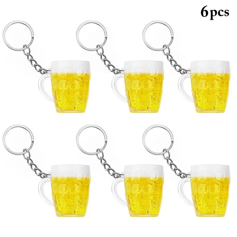 6PCS Simulation Beer Mug Key Chain Creative Simulation Beer Cup Pendant Keychain Food Prop Home Decoration For Kids
6PCS Simulation Beer Mug Key Chain Creative Simulation Beer Cup Pendant Keychain Food Prop Home Decoration For Kids