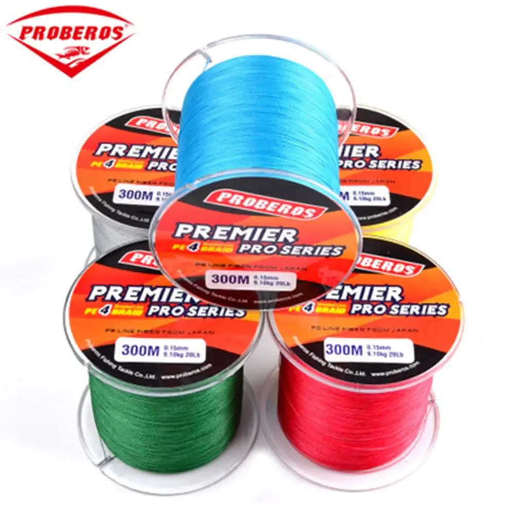 300M PE Braided Fishing Line 4 Strands 6-100LB Multifilament Fishing Line for Carp Fishing Wire for All Fly Fishing Sturdy
300M PE Braided Fishing Line 4 Strands 6-100LB Multifilament Fishing Line for Carp Fishing Wire for All Fly Fishing Sturdy