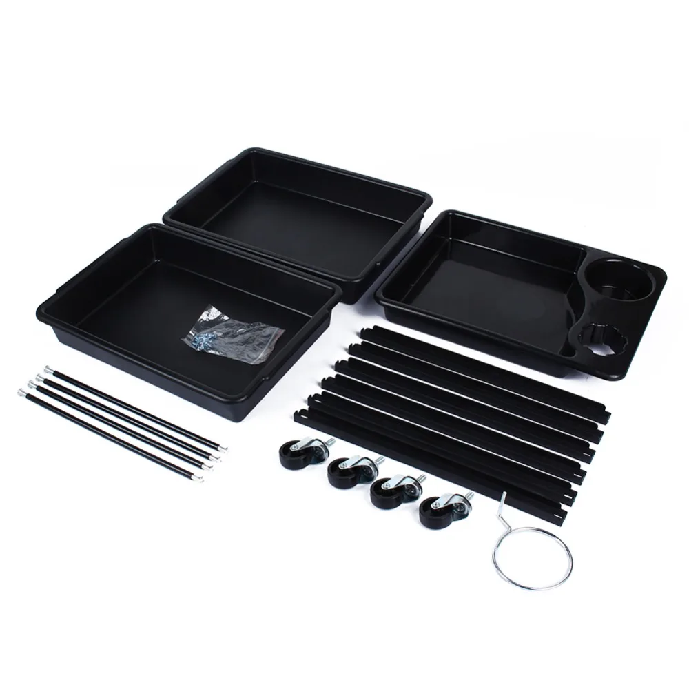 Stainless Steel Trolley 5 Tier Spa Hairdresser Coloring Hair Black Trolley Rolling Storage Cart Tool Free pull-out drawer
Stainless Steel Trolley 5 Tier Spa Hairdresser Coloring Hair Black Trolley Rolling Storage Cart Tool Free pull-out drawer
