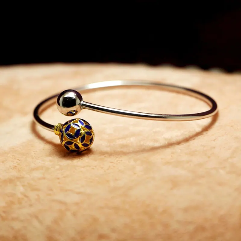 Fashion Bohemian Open Pearl Bracelet S925 Sterling Silver for Women | Украшения и аксессуары