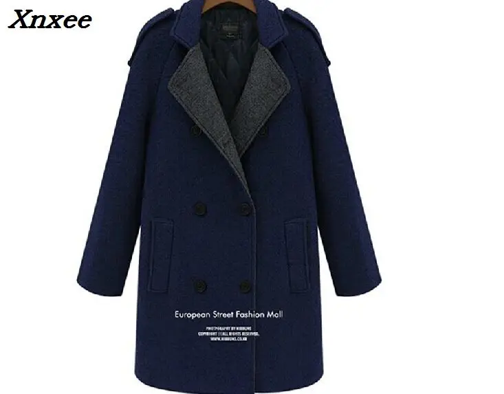 Women autumn winter long woolen coat loose warm long outerwear female woolen windbreaker casual thick trench coats plus size
Women autumn winter long woolen coat loose warm long outerwear female woolen windbreaker casual thick trench coats plus size
