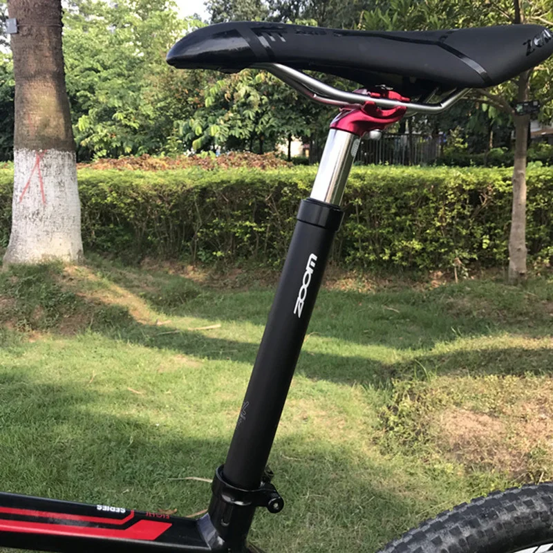 Zoom Suspension Bicycle Seatpost 27.2/ 31.6 X350mm Seat Tube Aluminium Bike Shock Absorption Damping Seat post
Zoom Suspension Bicycle Seatpost 27.2/ 31.6 X350mm Seat Tube Aluminium Bike Shock Absorption Damping Seat post