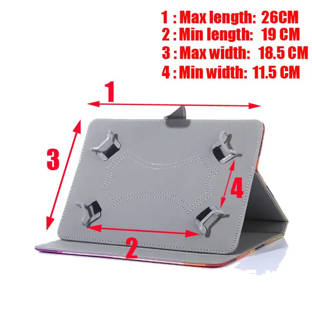Универсальный 10 1 дюймовый чехол из искусственной кожи для планшета Lenovo Tab TB-X104F/L