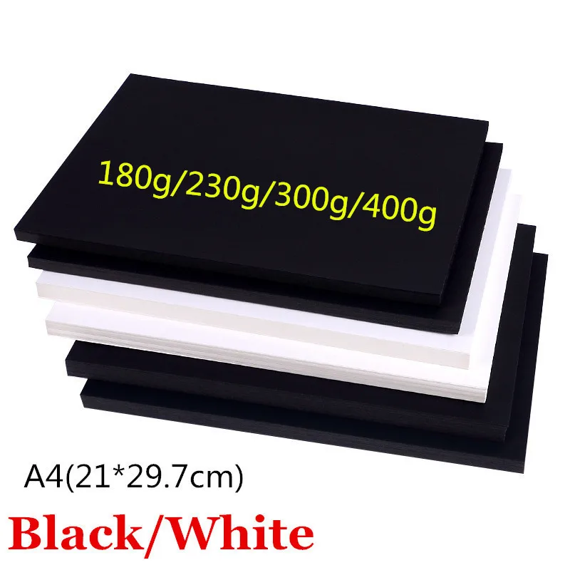 180-400gsm 20/50pcs High Quality A4 White/black Kraft Paper DIY Handmake Card Making Craft Paper Thick Paperboard Cardboard
180-400gsm 20/50pcs High Quality A4 White/black Kraft Paper DIY Handmake Card Making Craft Paper Thick Paperboard Cardboard