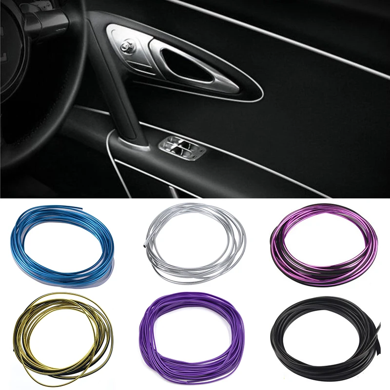 5M Universal Car Decorative Styling Flexible Moulding Strip Interior Exterior Line
5M Universal Car Decorative Styling Flexible Moulding Strip Interior Exterior Line