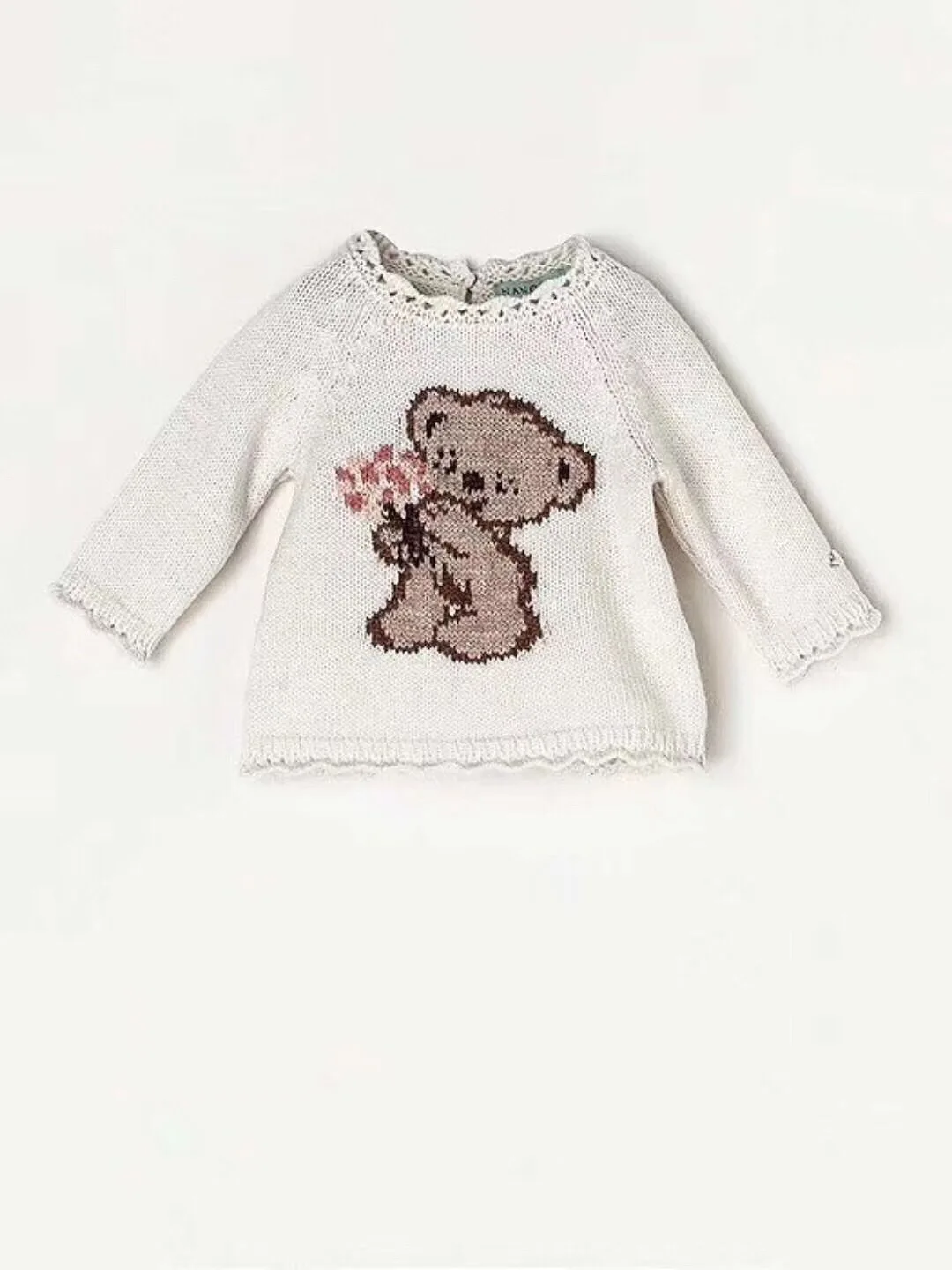 

Single Mark Children Knitting Unlined Upper Garment Pullover Male Girl Pure Cotton Jacquard Weave Sweater Jacket 3-8 Year Code