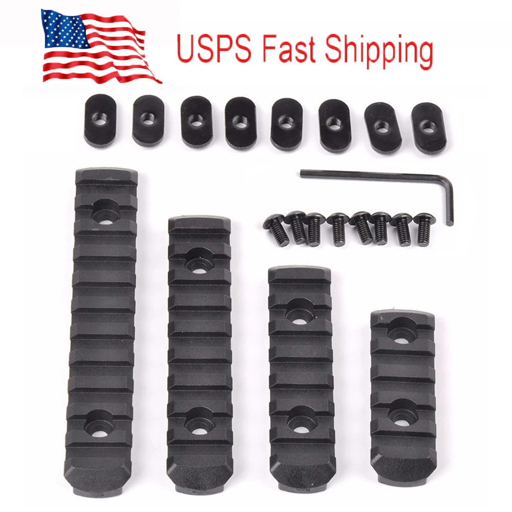 4Pcs/Set Rifle Polymer M-LOK 20mm Picatinny Weaver Rail Section Set for Hand Guard Hunting
4Pcs/Set Rifle Polymer M-LOK 20mm Picatinny Weaver Rail Section Set for Hand Guard Hunting