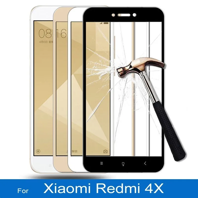 Закаленное стекло для Xiaomi Redmi Note 4X полное покрытие защита экрана 9 H Защитная