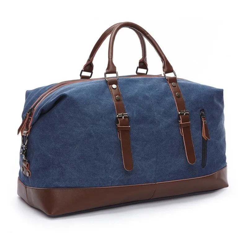 Модная парусиновая дорожная сумка в повседневном стиле Портативная для багажа