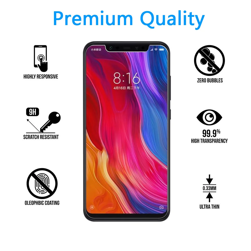 Закаленное стекло для Xiao mi Red 6 Note Pro защита экрана защитное на красном 5 Plus 8 SE