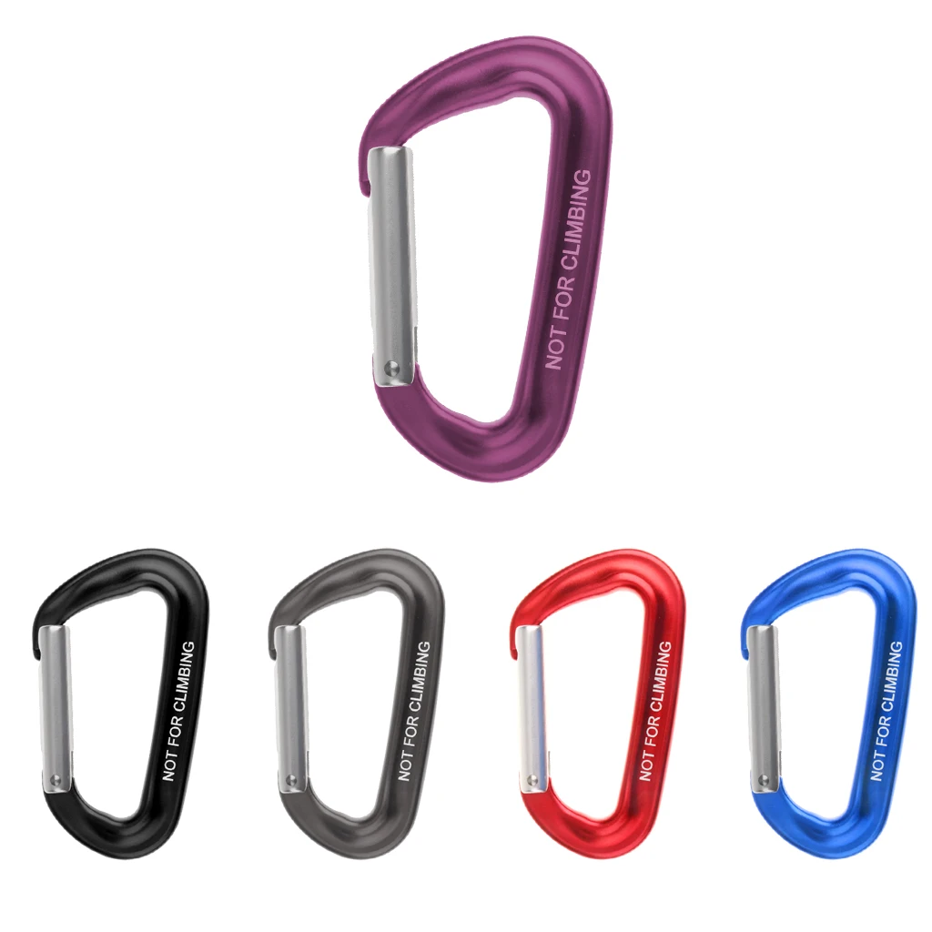 12KN Alloy Spring Clip Keychain Carabiner For Rock Climbing Backpack Hook Outdoor Camping Hiking Survival Travel Kit Accessories
12KN Alloy Spring Clip Keychain Carabiner For Rock Climbing Backpack Hook Outdoor Camping Hiking Survival Travel Kit Accessories