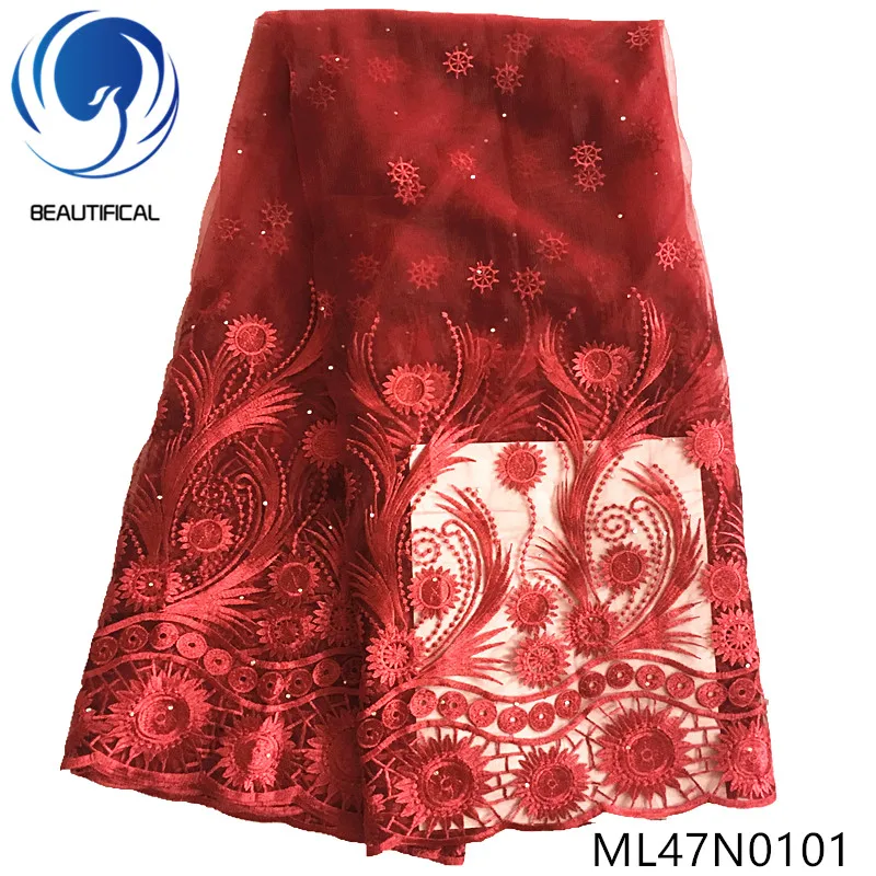 BEAUTIFICAL african lace fabric embroidery tulle french fabric mesh tulle lace ML47N01
BEAUTIFICAL african lace fabric embroidery tulle french fabric mesh tulle lace ML47N01
