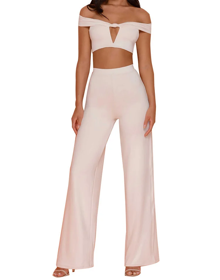 AIUJXK Sexy Off Shoulder 2 Two Piece Set Women Summer Bandage Casual Crop Top And Pants Hollow Out Loose Evening Party Suits
AIUJXK Sexy Off Shoulder 2 Two Piece Set Women Summer Bandage Casual Crop Top And Pants Hollow Out Loose Evening Party Suits