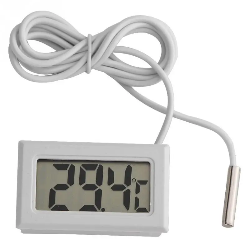 LED Display Digital Temperature Meter Probe Sensor Digital LCD Thermometer With LR44 Batteries
LED Display Digital Temperature Meter Probe Sensor Digital LCD Thermometer With LR44 Batteries