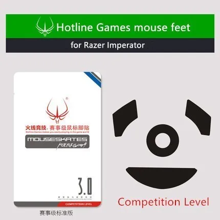New Arrival 1 pack Hotline Games competition level mouse skates mouse feet for Razer Imperator FTPE mouse glide
New Arrival 1 pack Hotline Games competition level mouse skates mouse feet for Razer Imperator FTPE mouse glide