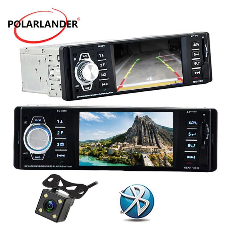 

Car Radio Stereo Bluetooth 4.1 Inch TFT screen MP3/MP4/MP5 radio cassette player auto tapes USB/SD/MMC in 1 din Autoradio