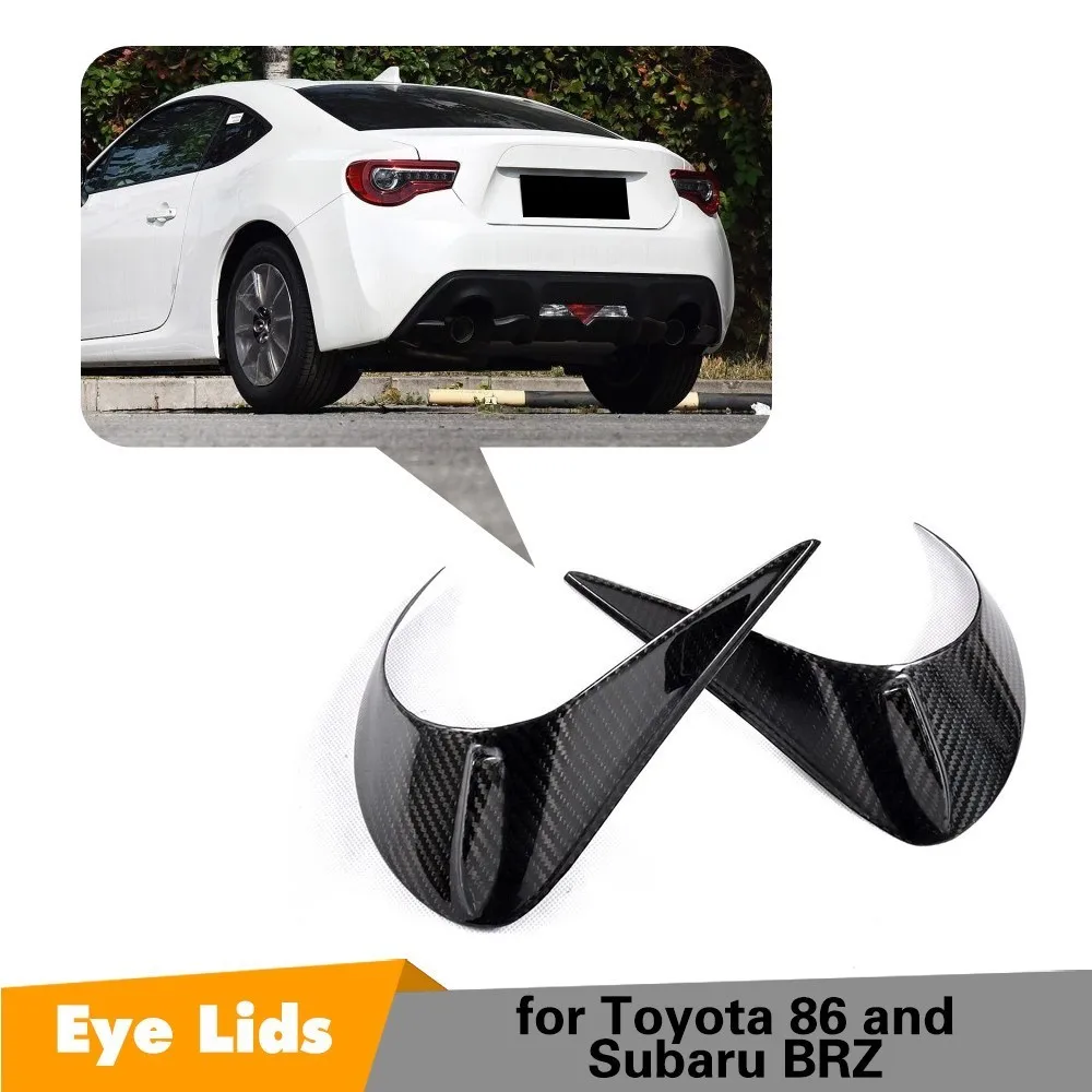 Dry Carbon Fiber Rear Tail Lamps Lights Eyebrows Eyelids for Toyota 86 Subaru BRZ Taillights Eyelashes Sticker 2012 - 2018
Dry Carbon Fiber Rear Tail Lamps Lights Eyebrows Eyelids for Toyota 86 Subaru BRZ Taillights Eyelashes Sticker 2012 - 2018