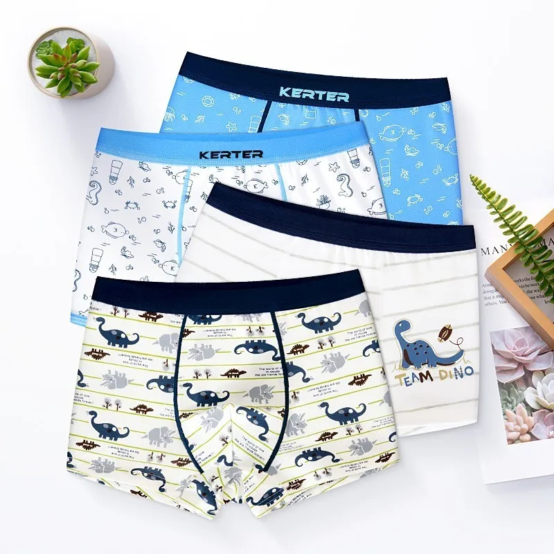 4 Piece Kids Boys Underwear Cartoon Children's Shorts Panties For Baby Boy Boxers Stripes Teenager Underpants 4-14t
4 Piece Kids Boys Underwear Cartoon Children's Shorts Panties For Baby Boy Boxers Stripes Teenager Underpants 4-14t