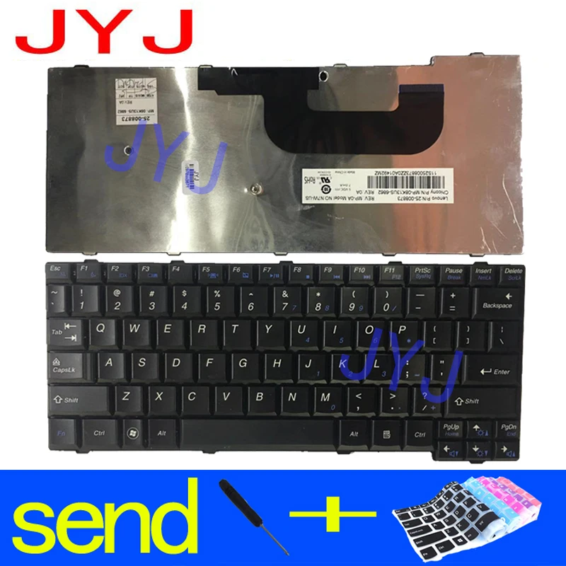 

Новая клавиатура для ноутбука LENOVO Ideapad S12 K23 K26 N7W отправляет прозрачную защитную пленку