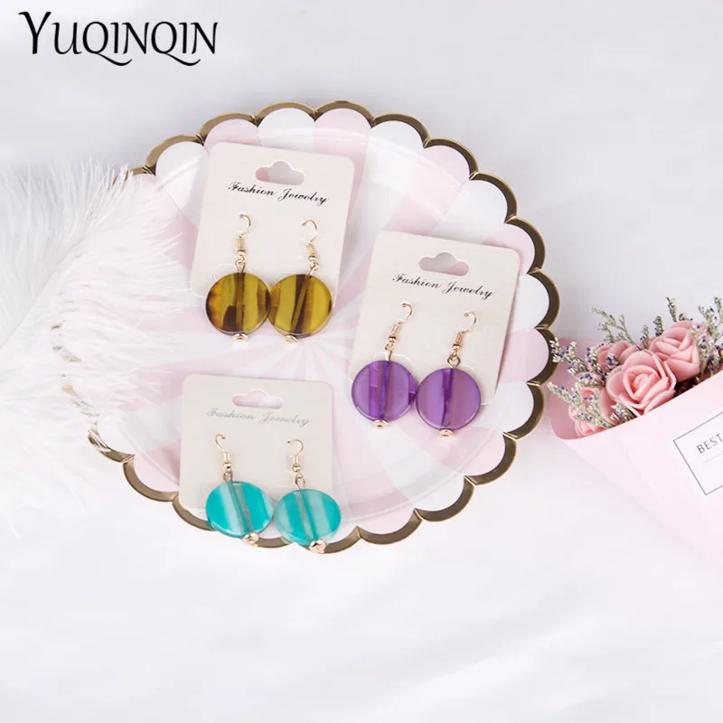 Trendy Long Dangle Resin Earring for Women Big Round Geometric Acrylic Metal Drop Earrings for Girls Fashion New Jewelry Brincos
Trendy Long Dangle Resin Earring for Women Big Round Geometric Acrylic Metal Drop Earrings for Girls Fashion New Jewelry Brincos