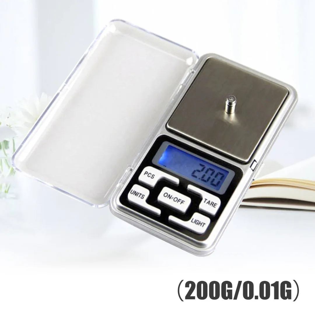 Mini Digital Pocket Weighing Scales 0.01 g to 200g Lab Drug Herb Gold Sterling Silver Jewelry Electronic Scales
Mini Digital Pocket Weighing Scales 0.01 g to 200g Lab Drug Herb Gold Sterling Silver Jewelry Electronic Scales