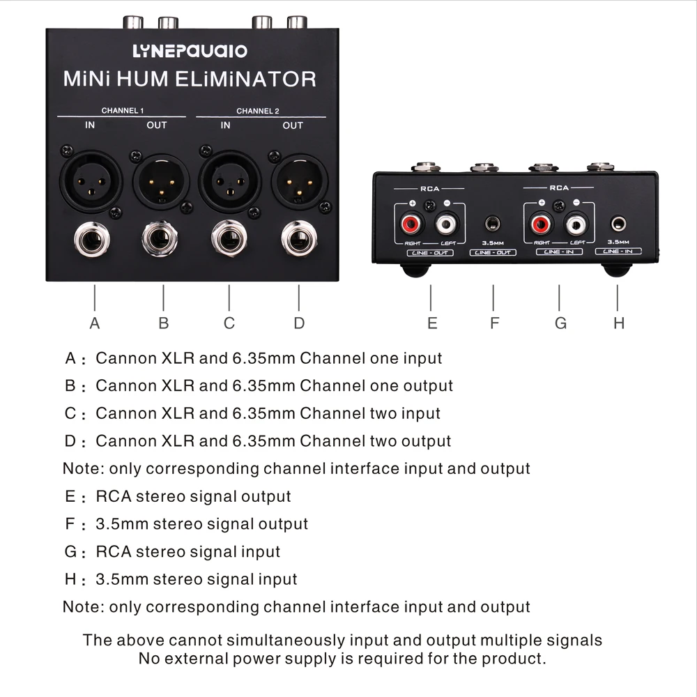Beep Canceller Signal Isolator AC 50/60Hz Ground Loop Click Eliminator Balanced Line And Unbalanced Line Automatic Conversion
Beep Canceller Signal Isolator AC 50/60Hz Ground Loop Click Eliminator Balanced Line And Unbalanced Line Automatic Conversion