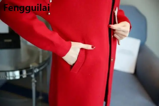 autumn and winter medium-long sweater beading rivets female cardigan loose solid O-neck sweater top fashion outerwear
autumn and winter medium-long sweater beading rivets female cardigan loose solid O-neck sweater top fashion outerwear