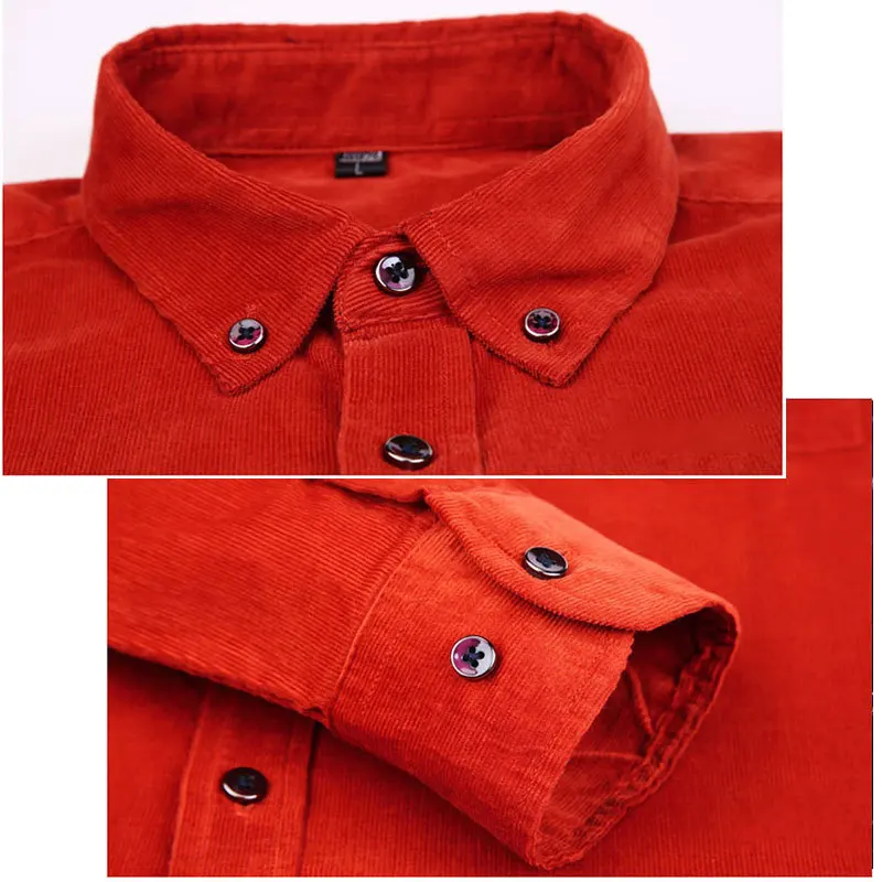 Corduroy Shirt 2021 Spring Man Solid Color Long Sleeve Shirt Loose Coat Tide High Street Button-down Collar
Corduroy Shirt 2021 Spring Man Solid Color Long Sleeve Shirt Loose Coat Tide High Street Button-down Collar