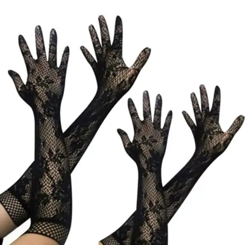 Women Lace Gloves Hot Sexy Women's Transparent Long Lace Hollow Out Gloves Stretch Long Lace Gloves Three Colors
Women Lace Gloves Hot Sexy Women's Transparent Long Lace Hollow Out Gloves Stretch Long Lace Gloves Three Colors