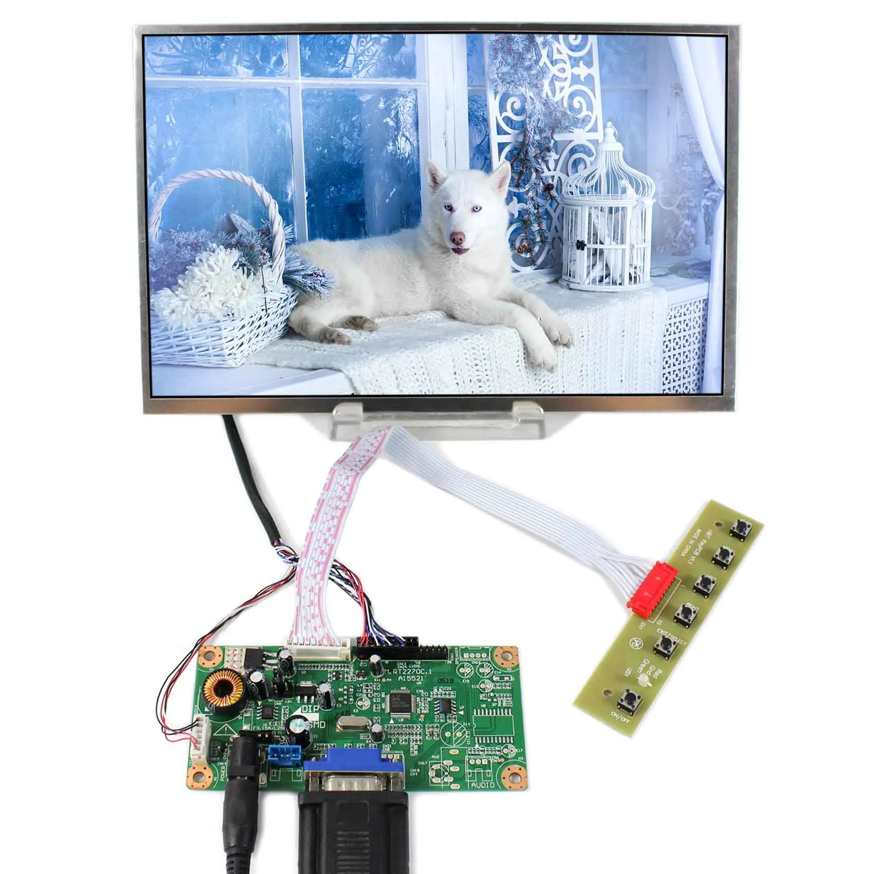 10.1" 1280X800 LCD Screen 10.1 inch B101EW05 or LP101WX1-SLP2 with VGA LCD Controller Board
10.1" 1280X800 LCD Screen 10.1 inch B101EW05 or LP101WX1-SLP2 with VGA LCD Controller Board