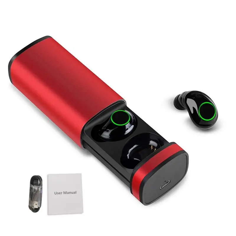 Bluetooth V5.0 TWS настоящие Беспроводные спортивные водонепроницаемые наушники