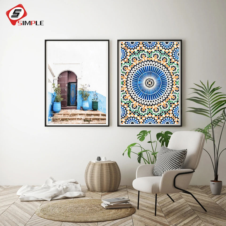 Mosque Blue Door Nordic Poster Morocco Building Wall Art Canvas Painting Religion School Wall Picture For Living Room Home Decor
Mosque Blue Door Nordic Poster Morocco Building Wall Art Canvas Painting Religion School Wall Picture For Living Room Home Decor