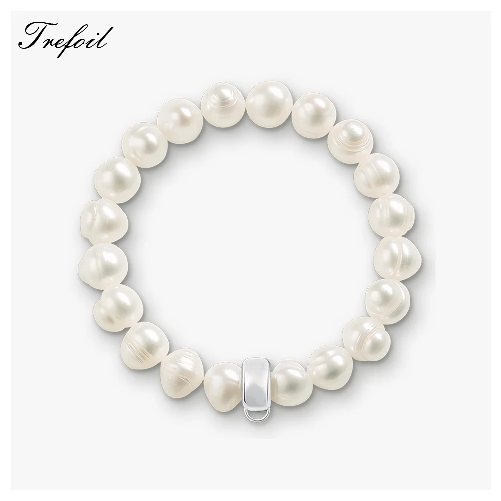 Charms Bracelets with Freshwater Pearl Beads, 925 Sterling Silver Fashion Jewelry Carrier Gift for Women Girls Bijoux Femme
Charms Bracelets with Freshwater Pearl Beads, 925 Sterling Silver Fashion Jewelry Carrier Gift for Women Girls Bijoux Femme
