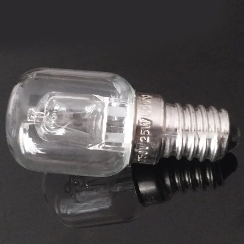 EAS E14 высокое Температура лампы 500 градусов 25 Вт галогенная пузырь лампочка для