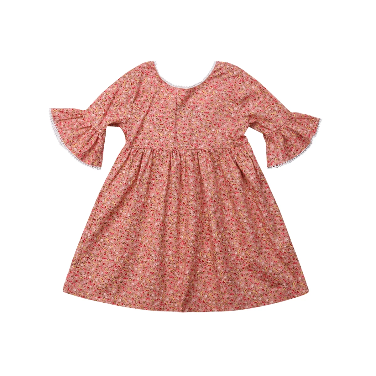 Фото Детское платье пачка с длинным рукавом на осень|Платья для девочек| |