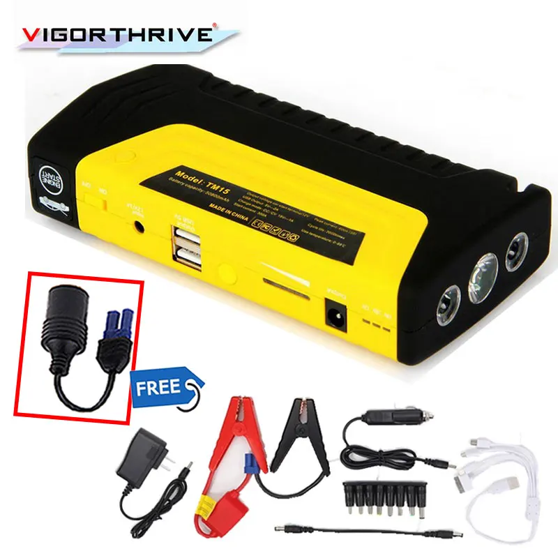 For Car Battery Booster Mini Emergency 12V Car Jump Starter Power Bank Portable Starting Device Petrol Diesel Car Charger 600A
For Car Battery Booster Mini Emergency 12V Car Jump Starter Power Bank Portable Starting Device Petrol Diesel Car Charger 600A