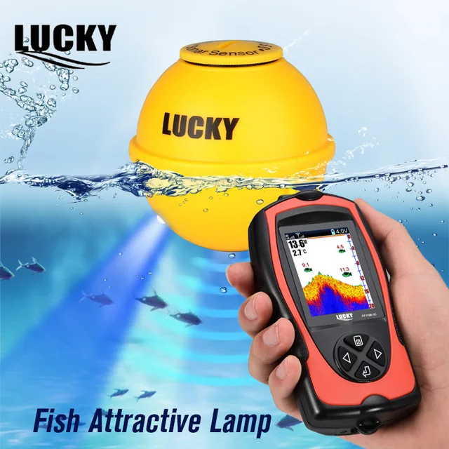 Lucky Portable Wireless Fishing Finder Sonar Fish finder LCD Screen Rechargeable High Definition Fishfinder for ice fishing
Lucky Portable Wireless Fishing Finder Sonar Fish finder LCD Screen Rechargeable High Definition Fishfinder for ice fishing