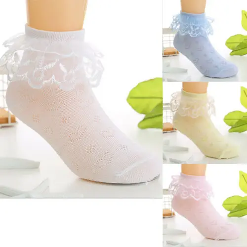 2019 New Kid Toddler Children Girls Ankle High Cute Lace Frilly Ruffle Cotton Princess Socks Big Bow White Socks 2-8Y
2019 New Kid Toddler Children Girls Ankle High Cute Lace Frilly Ruffle Cotton Princess Socks Big Bow White Socks 2-8Y