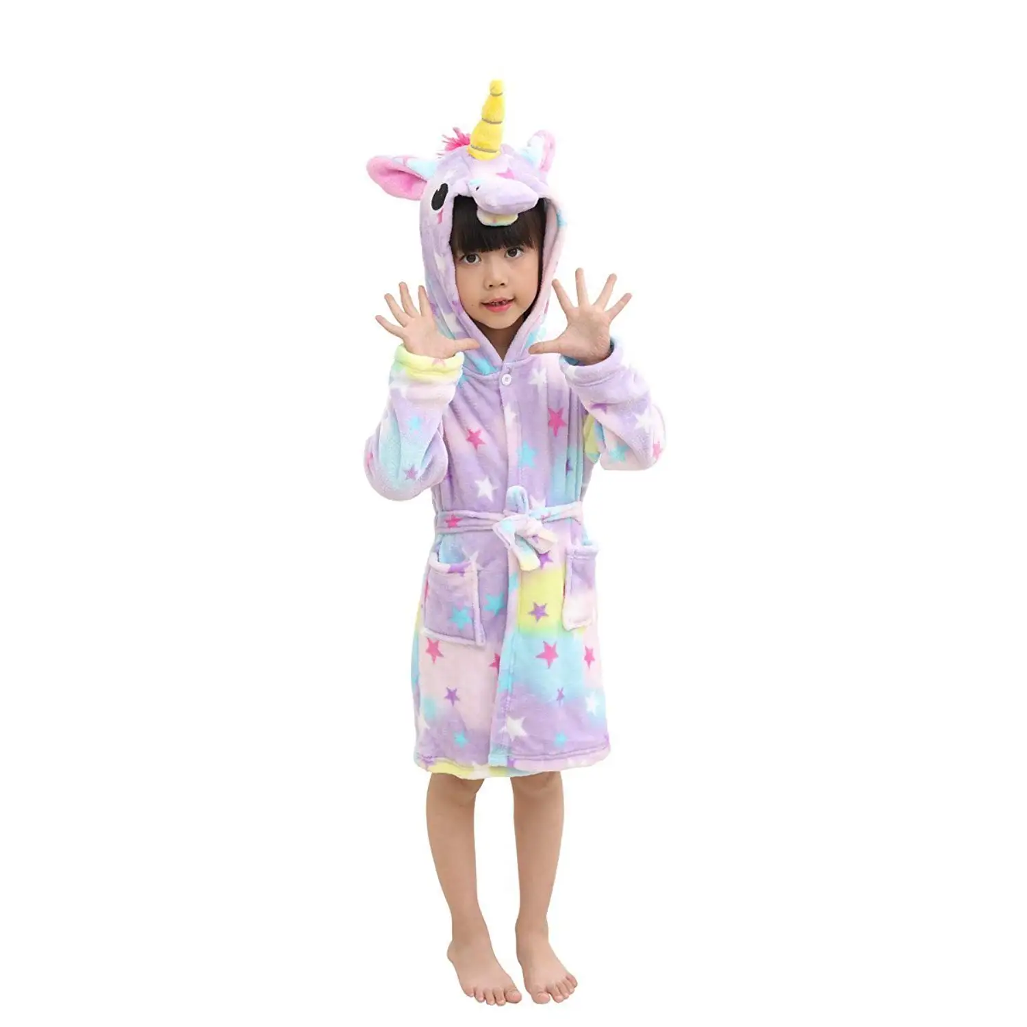 Kids Bath Robe Unicorn Fleece Sleepwear Comfortable Underwear for 1-11years Children Boys Girls Warm Bath robe
Kids Bath Robe Unicorn Fleece Sleepwear Comfortable Underwear for 1-11years Children Boys Girls Warm Bath robe