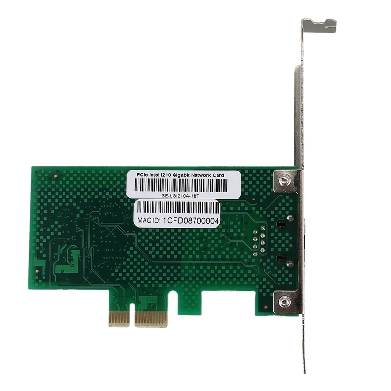 Сетевая карта для Intel Pcie X1 I210 Gbe сетевые карты Rj-45 Gigabit Ethernet сетевой адаптер