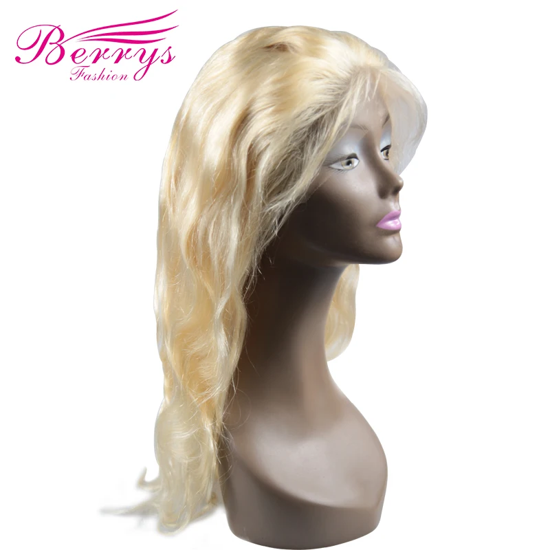 [Berrys Fashion] светлые волнистые волосы 130% 180% полностью кружевные парики 12 24 дюйма