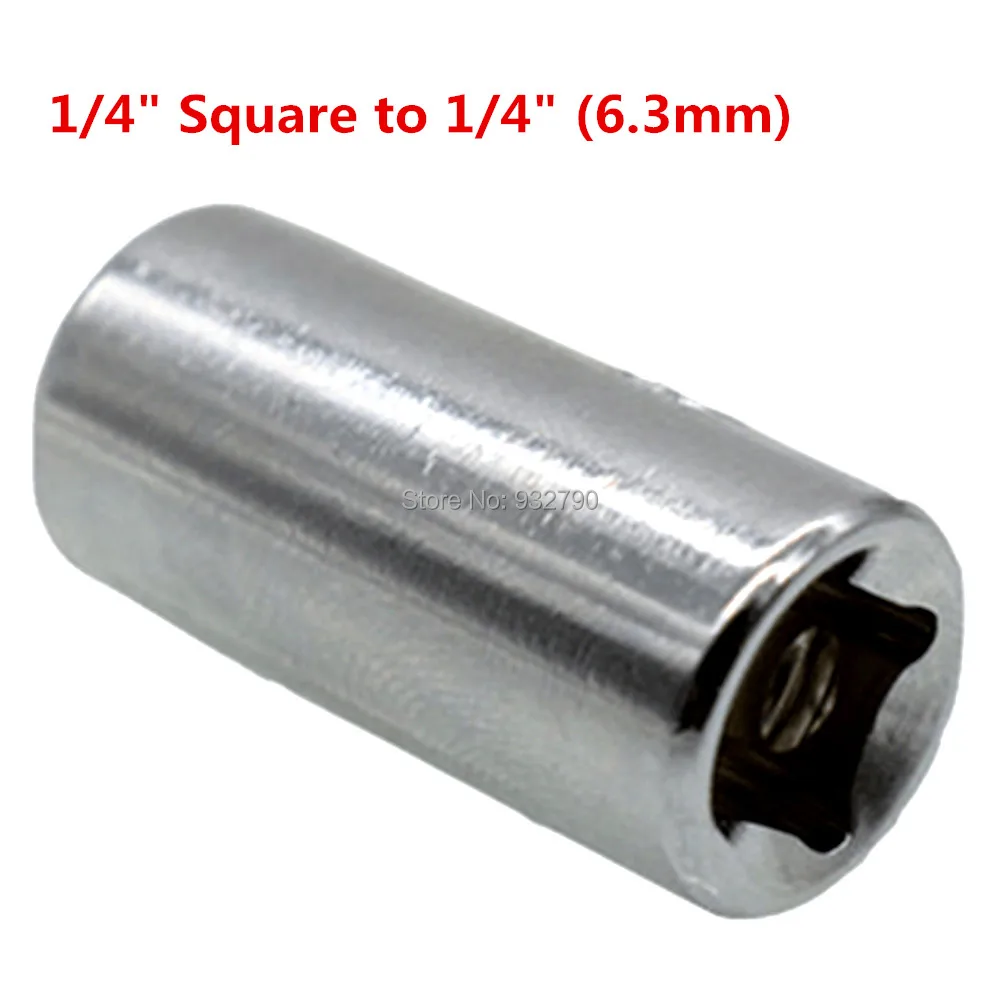 10pcs Square Drive 1/4" to 1/4" Hex Bit Adapter Socket Bits Holder Screwdriver Bit Adapter Holder 6.3mm to 6.3mm CR-V
10pcs Square Drive 1/4" to 1/4" Hex Bit Adapter Socket Bits Holder Screwdriver Bit Adapter Holder 6.3mm to 6.3mm CR-V