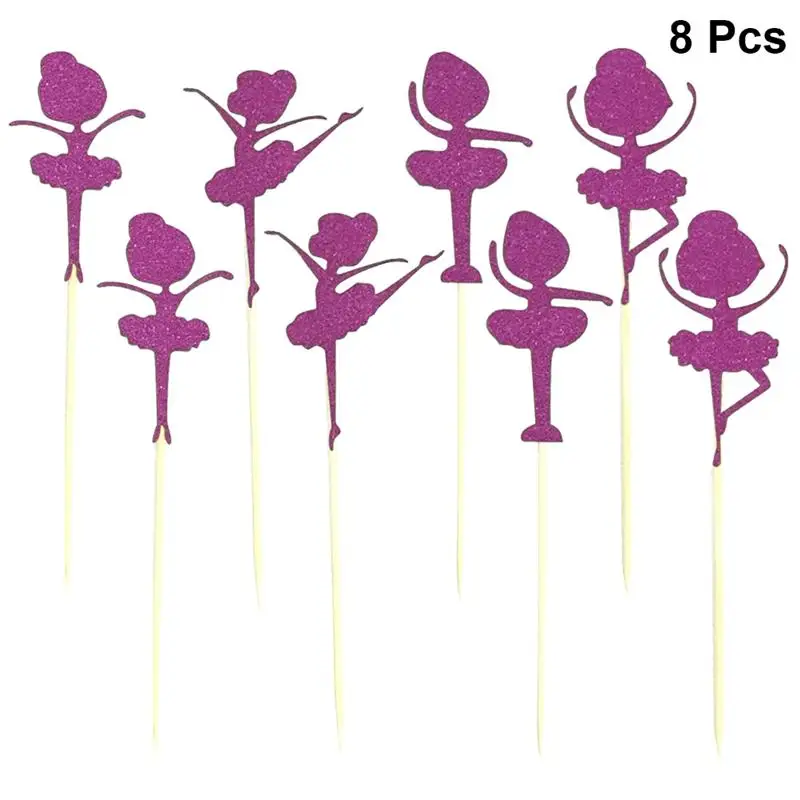 8 PCS Birthday Dancing Girl Ballerina Party Supplies Cake Decorations Cupcake Toppers For Wedding Anniversary Birthday Party
8 PCS Birthday Dancing Girl Ballerina Party Supplies Cake Decorations Cupcake Toppers For Wedding Anniversary Birthday Party