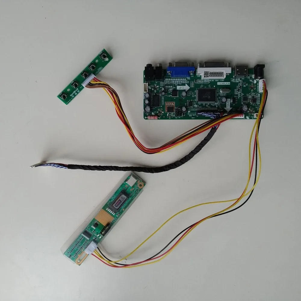 Панель управления для 30pin B154EW02/CLAA154WA05 1280X800 монитор NT68676(HDMI + DVI VGA) ЖК контроллер