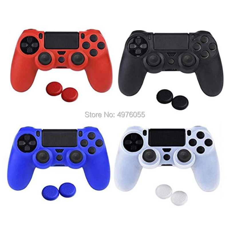 Фото Мягкий силиконовый резиновый чехол для PS4 Slim Pro контроллер Dualshock4 джойстик