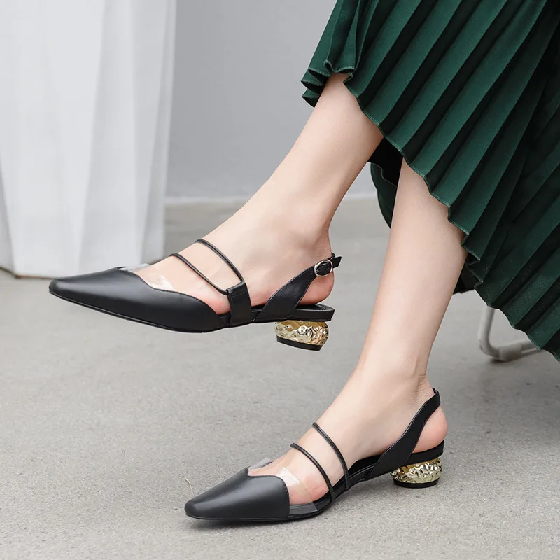 Moraima Snc New Fashion Woman Novelty Strange Heels Concise Black/white/apricot Pointed Toe Summer Single Shoes Rome Style
Moraima Snc New Fashion Woman Novelty Strange Heels Concise Black/white/apricot Pointed Toe Summer Single Shoes Rome Style