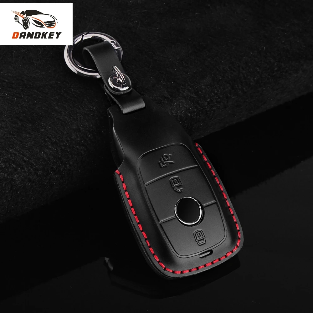 Dandkey Leather Car Key Case For Mercedes Benz AMG E Class E200 E260 E300 E320 W213 3 Button KeyChain Keyring Cover Accessories
Dandkey Leather Car Key Case For Mercedes Benz AMG E Class E200 E260 E300 E320 W213 3 Button KeyChain Keyring Cover Accessories