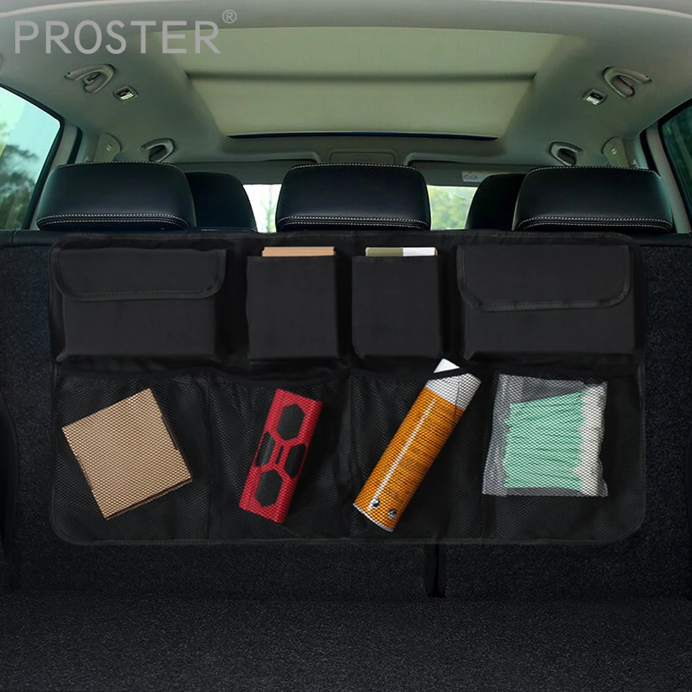 Proster Multi-Pocket Travel Storage Bag Car Back Seat Storage Organizer Trash Net Holder Hanger for Capacity Storage Pouch
Proster Multi-Pocket Travel Storage Bag Car Back Seat Storage Organizer Trash Net Holder Hanger for Capacity Storage Pouch