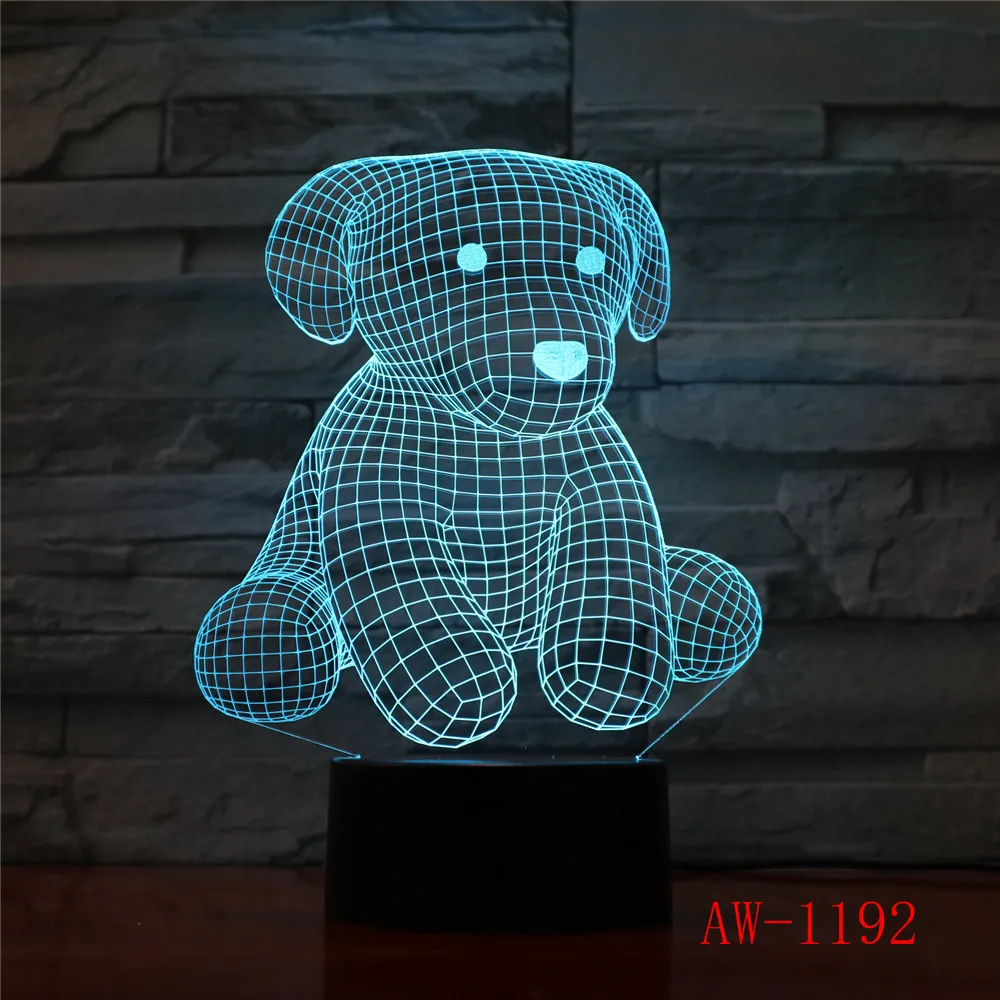 Cartoon Cute Heart Bear New Shape Acrylic LED Lamp 3D Night Light For baby children Sleeping Lighting Dropshipping AW-1192
Cartoon Cute Heart Bear New Shape Acrylic LED Lamp 3D Night Light For baby children Sleeping Lighting Dropshipping AW-1192